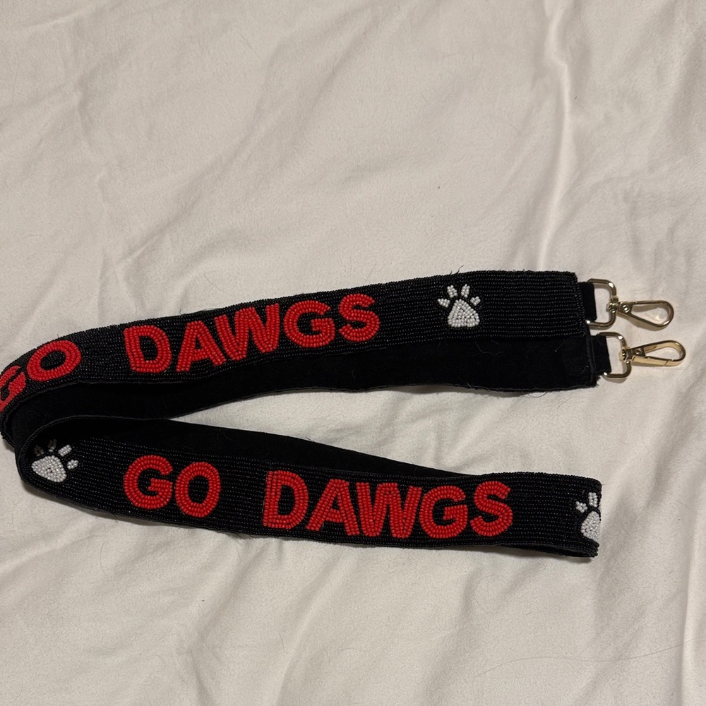 Go Dawgs Red and Black UGA Guitar Strap Purse Strap